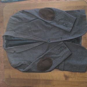 Banana Republic Herringbone Blazer with Elbow Pads 42